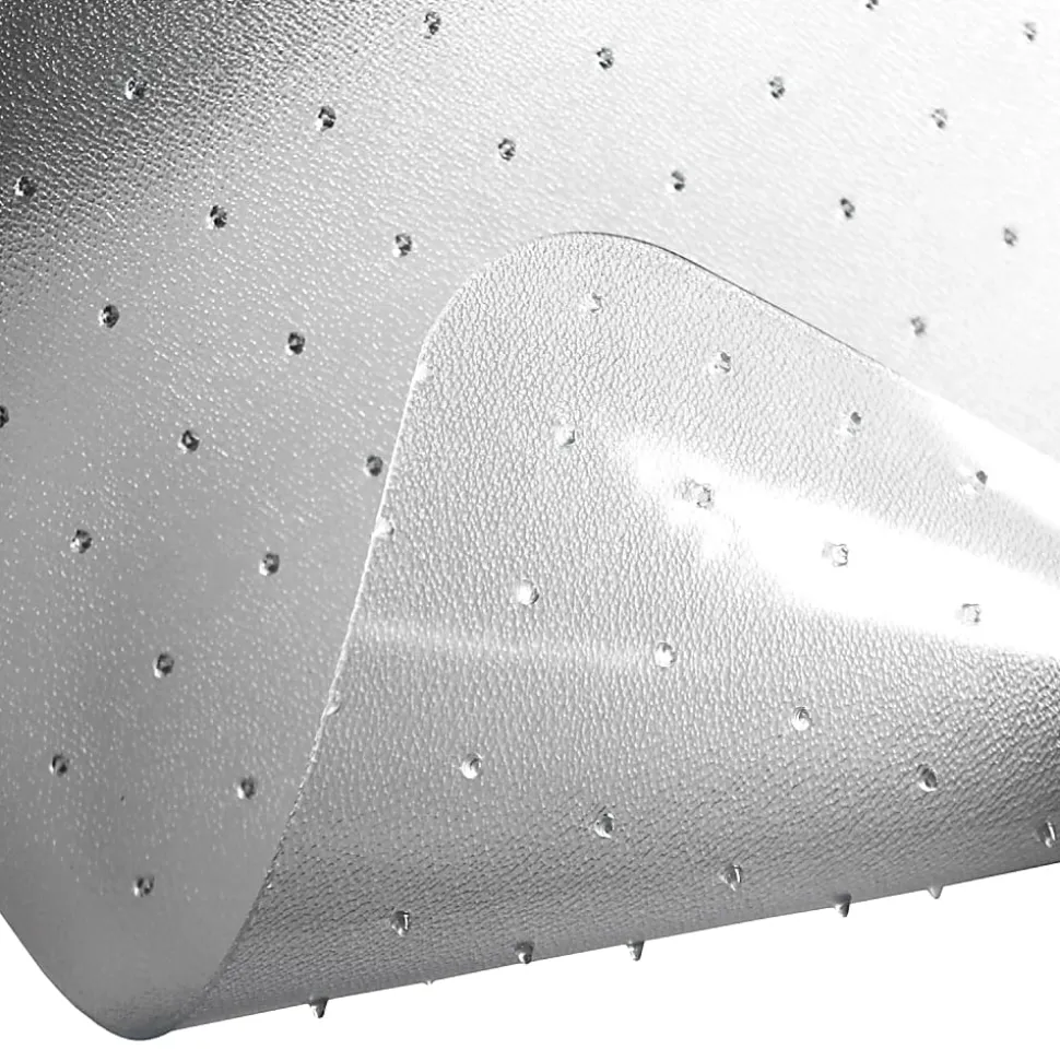 Floortex® Ultimat® Polycarbonate Lipped Chair Mat for Carpets up to 1/2", 35" x 47", Clear