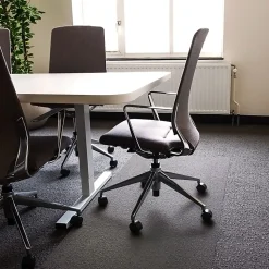 Floortex® Ultimat® Polycarbonate Rectangular Chair Mat For Carpets, 60