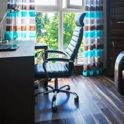 Floortex® Ultimat® Polycarbonate Rectangular Chair Mat For Hard Floors, 48" x 60", Clear