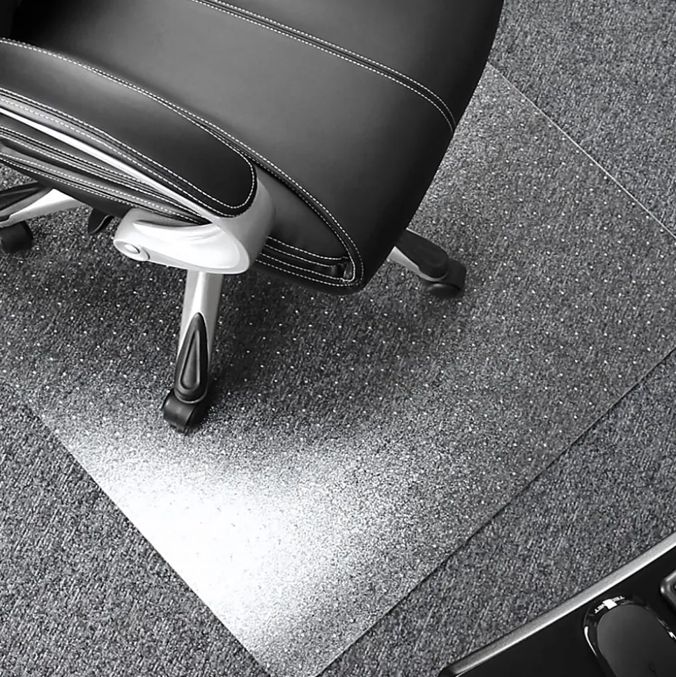 Floortex Ultimat Polycarbonate Chair Mat For Low-/Medium-Pile Carpets Up To 1/2", 48" x 79"