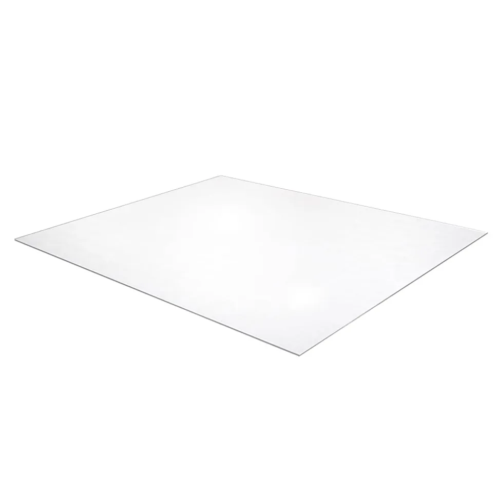 Floortex® Ultimat® XXL Polycarbonate Rectangular Chair Mat for Hard Floors, 48" x 118", Clear