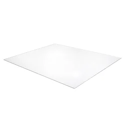 Floortex® Ultimat® XXL Polycarbonate Rectangular Chair Mat for Hard Floors, 60" x 118", Clear