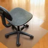 Floortex® Valuemat® Basic Vinyl Lipped Chair Mat for Hard Floors, 36" x 48", Clear
