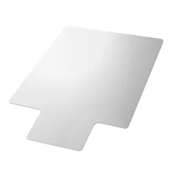 Floortex® Valuemat® Basic Vinyl Lipped Chair Mat for Hard Floors, 36