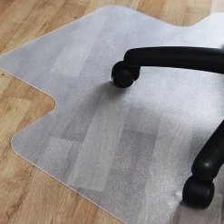 Floortex® Valuemat® Vinyl Lipped Chair Mat for Hard Floor, 36