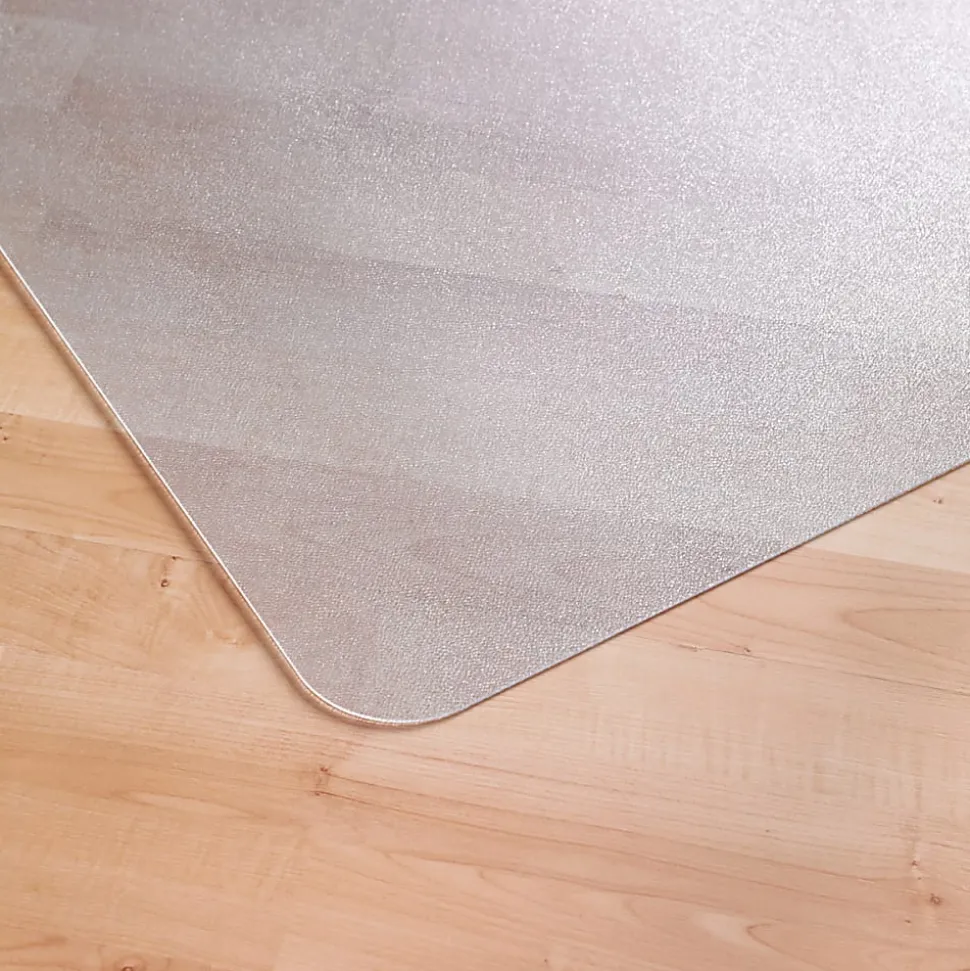 Floortex® Valuemat® 47" x 60" Vinyl Rectangular Chair Mat for Hard Floor