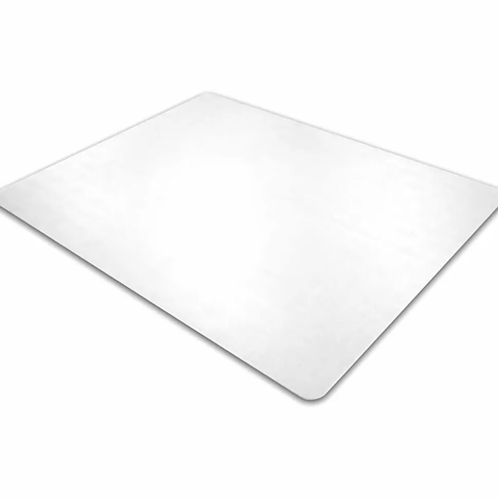 Floortex® 48" x 51" Enhanced Polymer, Rectangular, Anti-Slip Chair Mat for Hard Floor