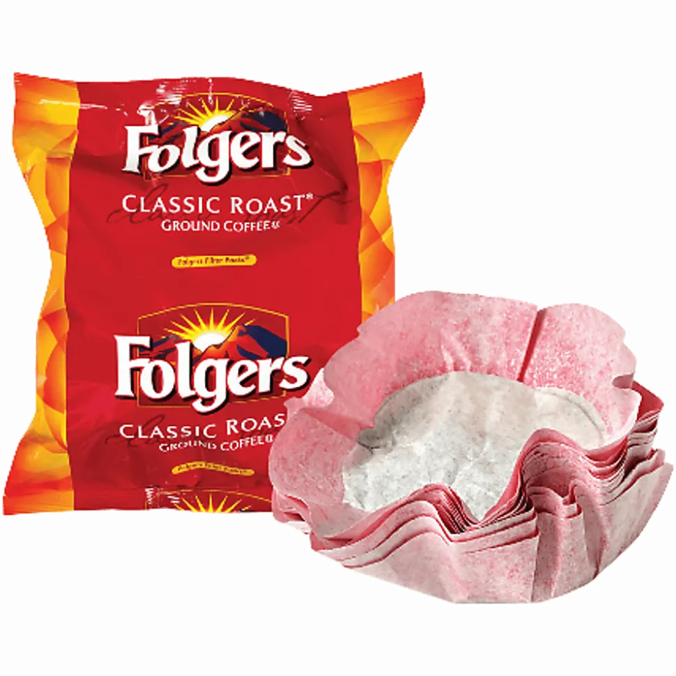 Folgers Classic Roast Coffee Filter Packs, 0.9 Oz, Box Of 160 Packs