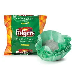 Folgers® Classic Roast Decaffeinated Coffee Filter Packs, 0.9 Oz., Box Of 40