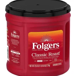 FolgersĀ® Classic Roast Ground Coffee, Medium - 25.9 oz - 1 Each