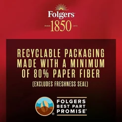 FolgersĀ® Ground 1850 Expedition Blend Coffee - Medium - Ground - Expedition Blend, Pioneer - 1 Each