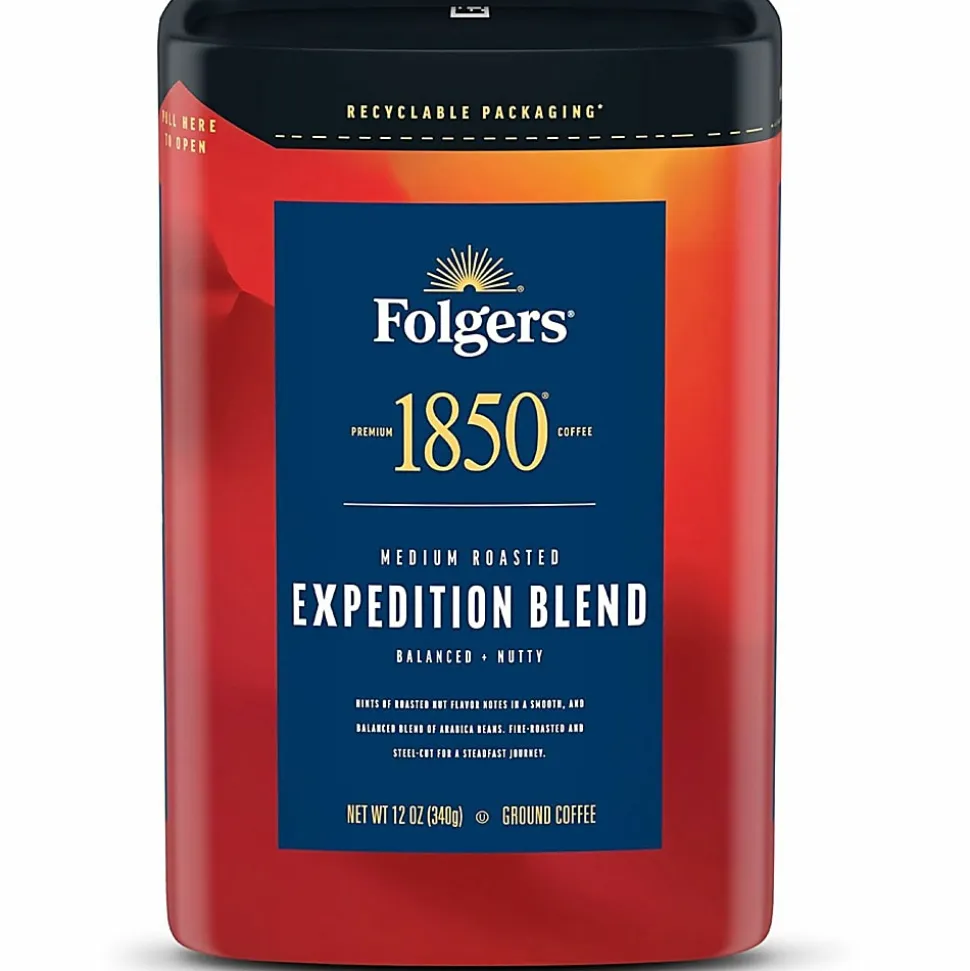 Folgers® Ground 1850 Expedition Blend Coffee - Medium - Ground - Expedition Blend, Pioneer - 1 Each