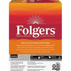 Folgers® K-Cup Breakfast Blend Coffee K-Cup Pods - Compatible with Keurig K-Cup Brewer - Light/Mild - 24 K-Cup - 24 / Box