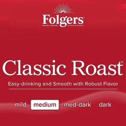 Folgers® Single-Serve Coffee Packets, Classic Roast, Carton Of 36