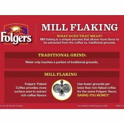 FolgersĀ® Single-Serve Coffee Packets, Classic Roast, Carton Of 42