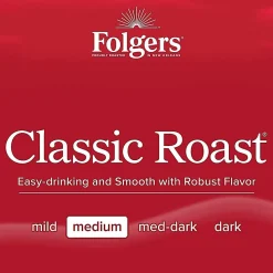 Folgers® Single-Serve Coffee Packets, Classic Roast, Carton Of 40