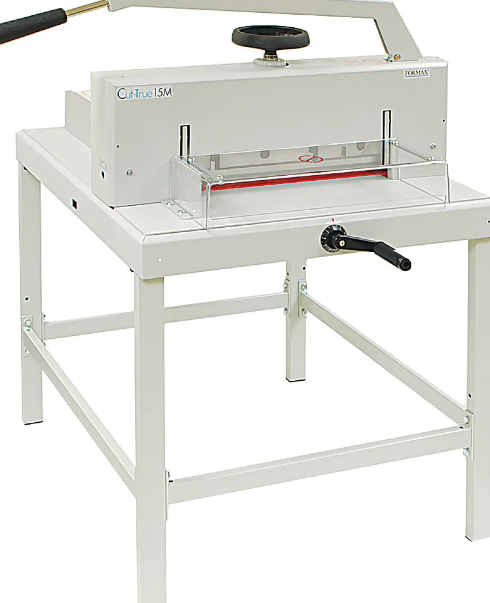 Formax Cut-True 15M Guillotine Paper Cutter With LED Laser Line, 16.9"