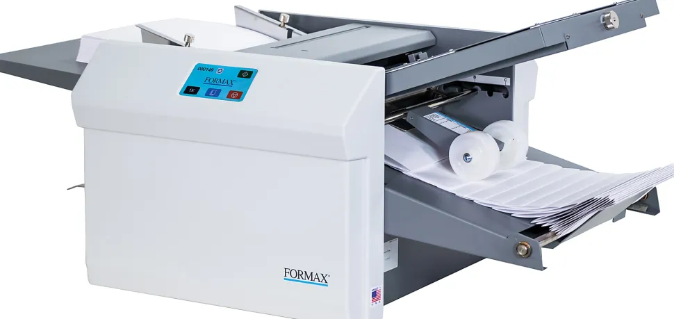 Formax FD 346 Automatic Desktop Paper & Letter Folder, Gray