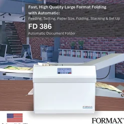 Formax FD 386 Automatic Desktop Paper & Letter Folder, Gray