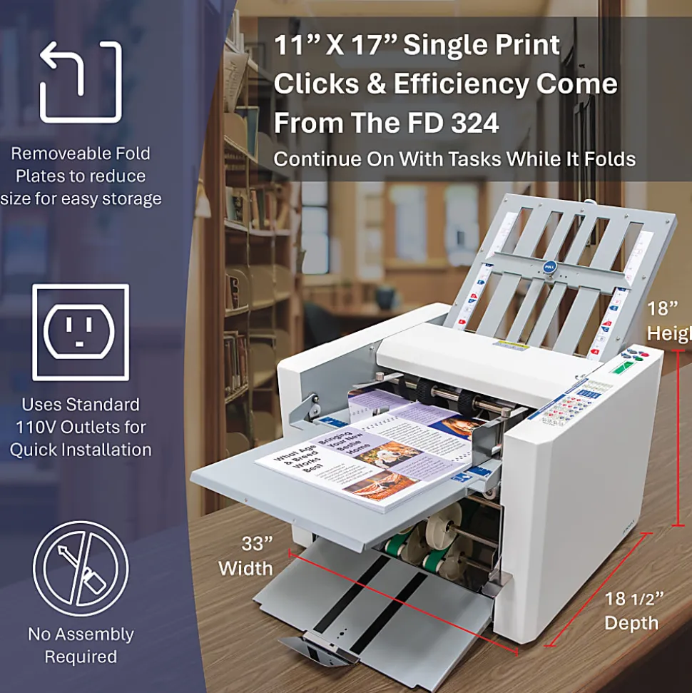 Formax FD 324 Automatic Desktop Paper & Letter Folder
