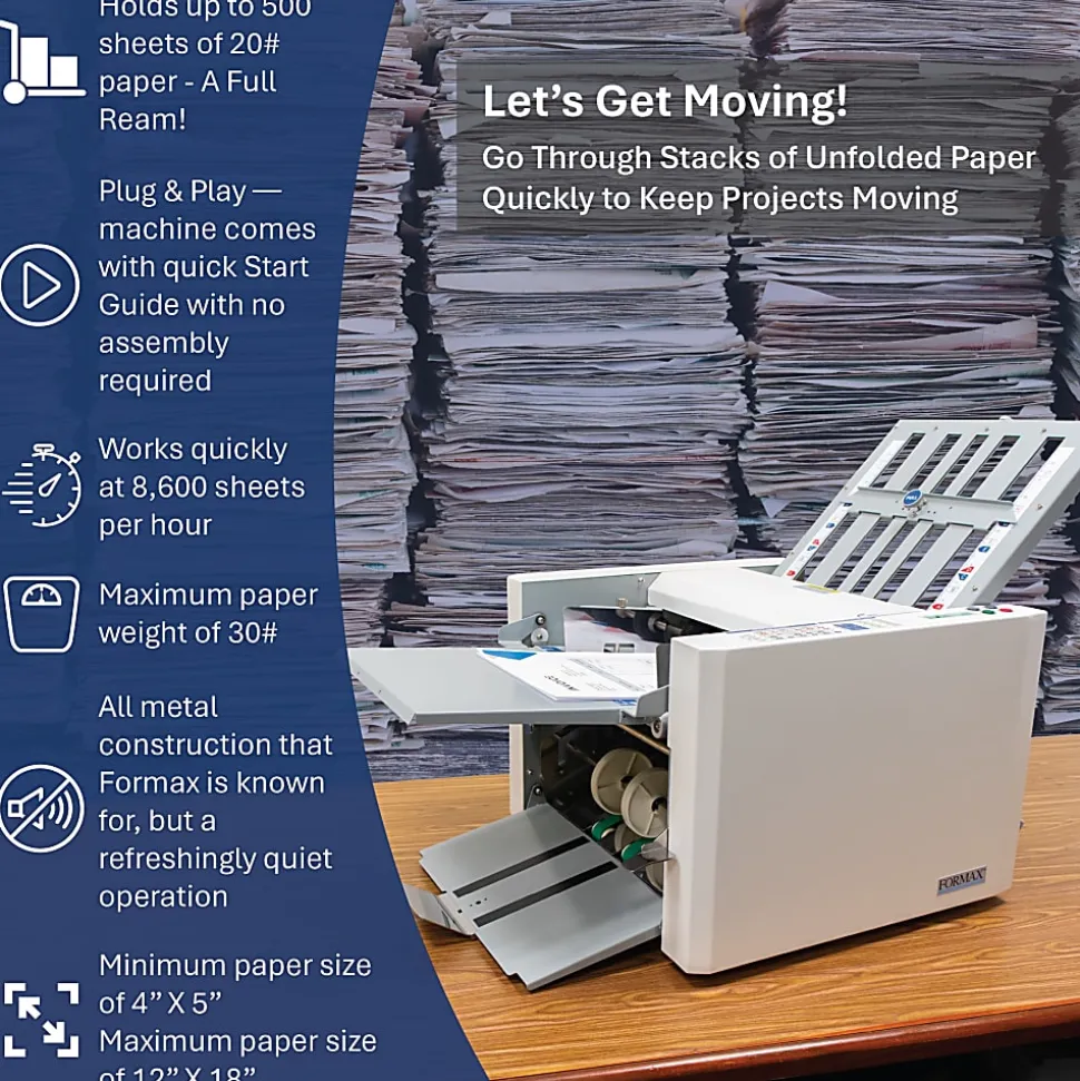 Formax FD 324 Automatic Desktop Paper & Letter Folder