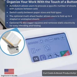 Formax FD 38Xi Fully-Automatic Desktop Paper & Letter Folder