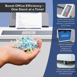 Formax OnSite 150-Sheet AutoFeed Cross-Cut Shredder, FD8502AF