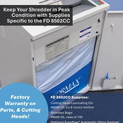 Formax OnSite 25-Sheet Cross-Cut Shredder, FD 8502CC