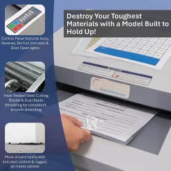 Formax 38-Sheet Cross-Cut Paper/Plastic/Laminate Shredder, FD87 PLASTI