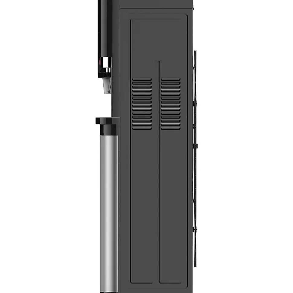 Frigidaire® Bottom-Loading Freestanding Water Cooler/Dispenser With Cup Storage, 44-1/2”H x 15-1/2”W x 15-1/2”D, Silver