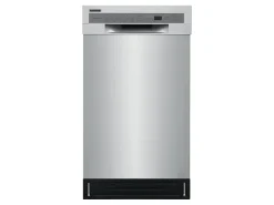 Frigidaire 18'' Built-In Dishwasher - 18" - Built-in - 8 Place Settings - 6 Cycles - Direct Feed Wash System - FFBD1831US