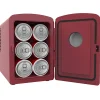 Frigidaire® 9-Can Mini Fridge Cooler with Crocodile Door, Red, EFMIS181-REDCROC