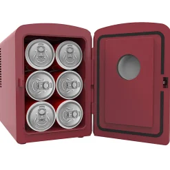 Frigidaire® 9-Can Mini Fridge Cooler with Crocodile Door, Red, EFMIS181-REDCROC