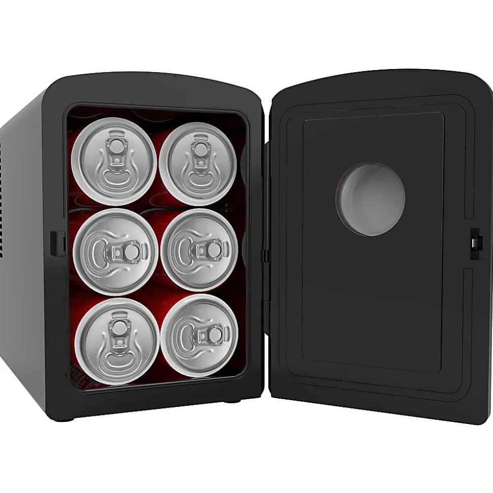 Frigidaire® 9-Can Mini Fridge Cooler with Crocodile Door, Black, EFMIS181-BLKCROC