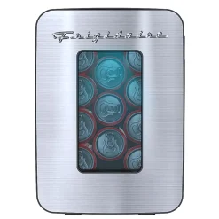 Frigidaire® 15-Can Retro Mini Beverage Fridge with Stainless Steel & Glass Door, Black, EFMIS200-SS