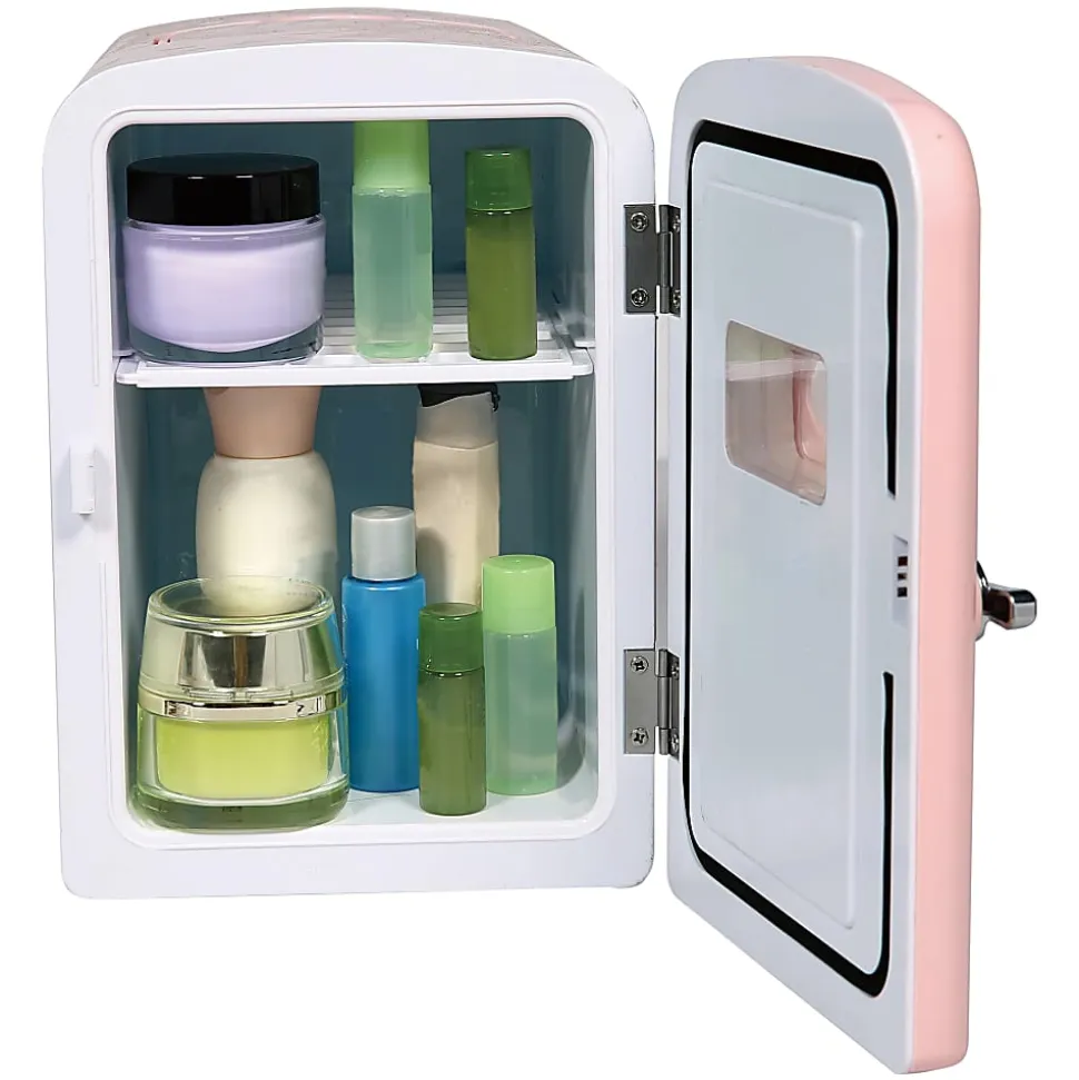 Frigidaire® 9-Can 48-Watt Portable Retro Mini Refrigerator, Pink, EFMIS175-PINK