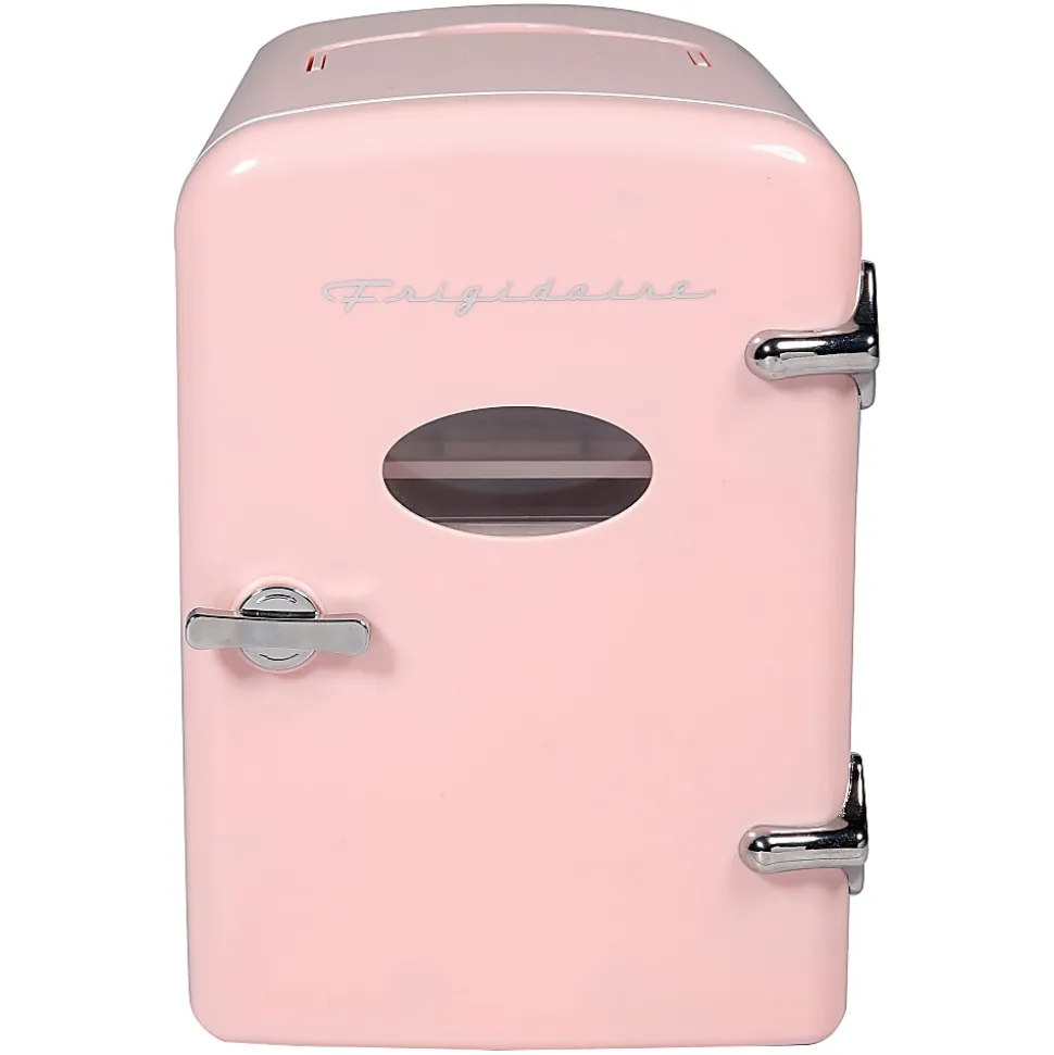 Frigidaire® 9-Can 48-Watt Portable Retro Mini Refrigerator, Pink, EFMIS175-PINK