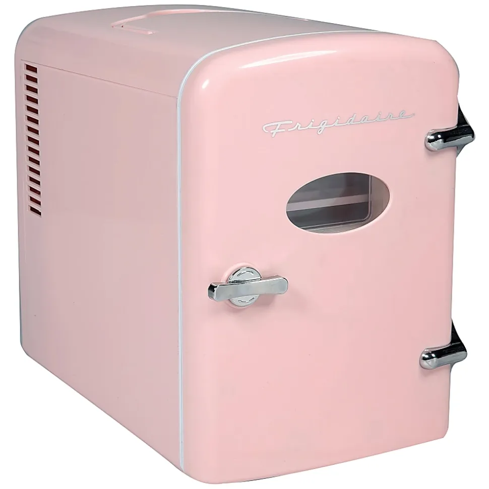 Frigidaire® 9-Can 48-Watt Portable Retro Mini Refrigerator, Pink, EFMIS175-PINK