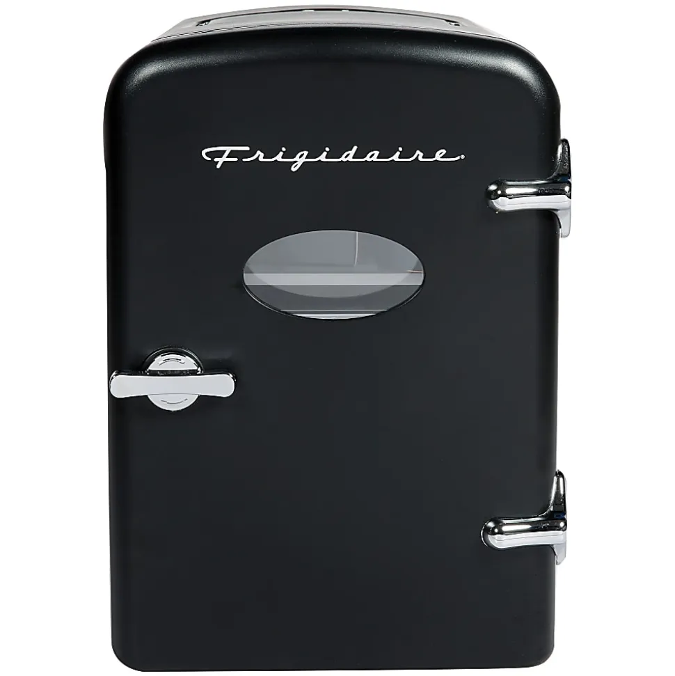 Frigidaire® 9-Can 48-Watt Portable Retro Mini Refrigerator, Black, EFMIS175-BLACK_CP4