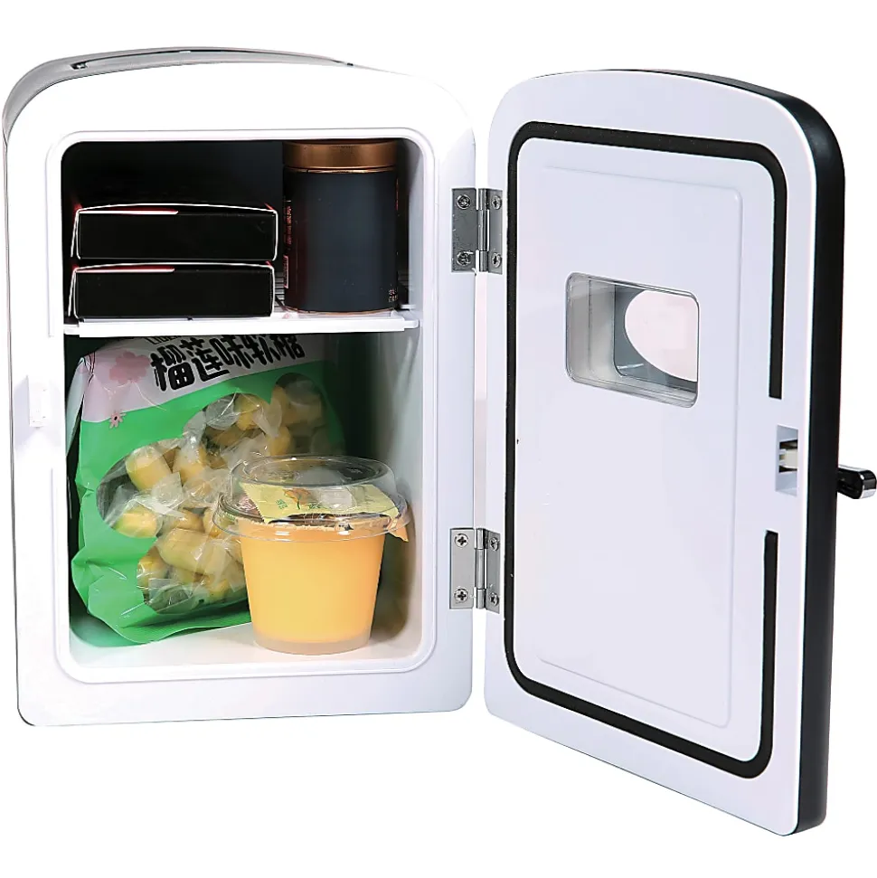 Frigidaire® 9-Can 48-Watt Portable Retro Mini Refrigerator, Black, EFMIS175-BLACK_CP4