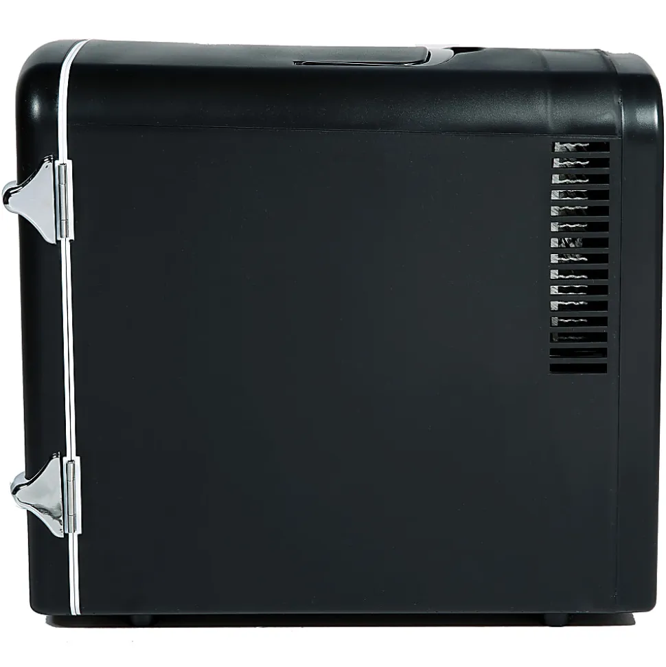 Frigidaire® 9-Can 48-Watt Portable Retro Mini Refrigerator, Black, EFMIS175-BLACK_CP4