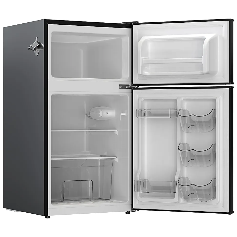 Frigidaire® 3.1-cu. ft. 2-Door Retro Bar Refrigerator with Side Bottle Opener, Black