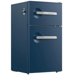 Frigidaire® 3.1-cu. ft. 2-Door Retro Bar Refrigerator with Side Bottle Opener, Azure