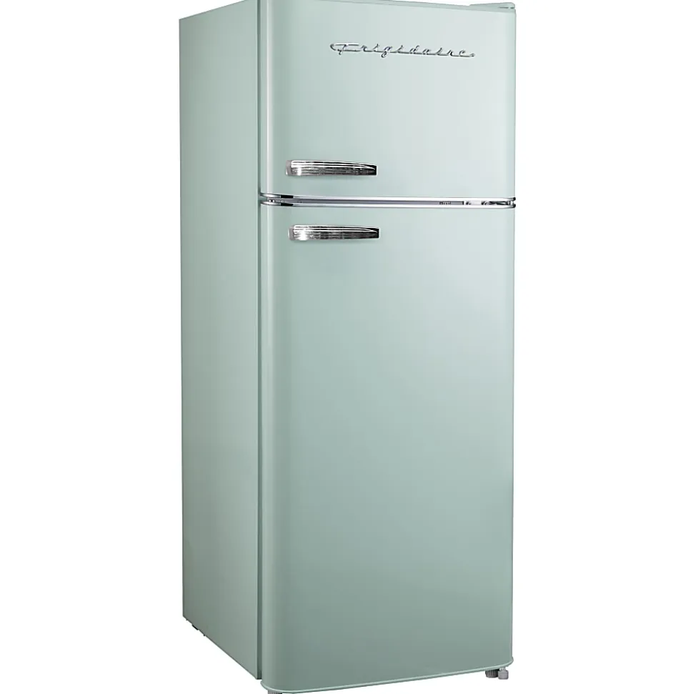 Frigidaire® 7.5-Cu. Ft. 2-Door Retro Mini Fridge with Top Freezer, Mint, EFR753-MINT