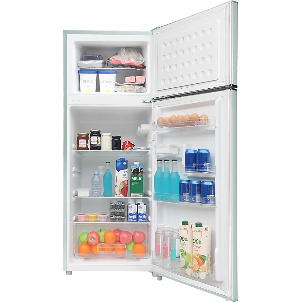 Frigidaire® 7.5-Cu. Ft. 2-Door Retro Mini Fridge with Top Freezer, Mint, EFR753-MINT