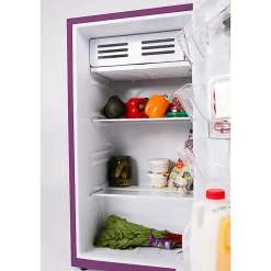 Frigidaire® 3.2-cu. ft. Retro Bar Refrigerator with Side Bottle Opener, Plum, EFR397-PLUM