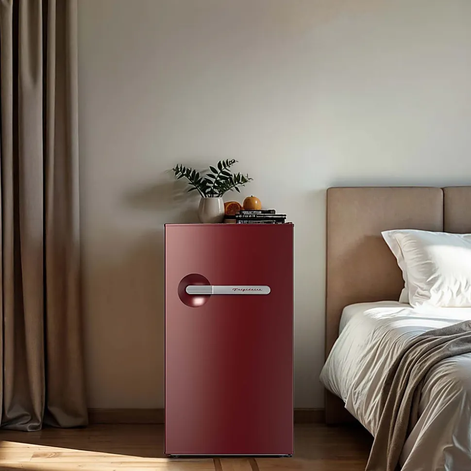 Frigidaire® 3.2-cu. ft. Retro Bar Refrigerator with Side Bottle Opener, Merlot, EFR397-MERLOT