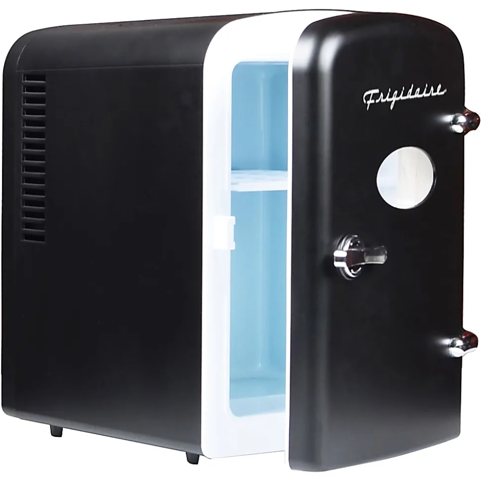Frigidaire 0.5 Cu Ft Retro Portable Mini Refrigerator, Black