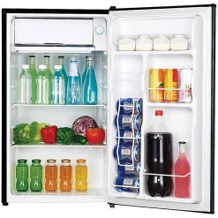 Frigidaire® 3.2-cu.-ft. 65-Watt Eraser-Board Door Retro Compact Fridge, Black, EFR331-B-BLACK