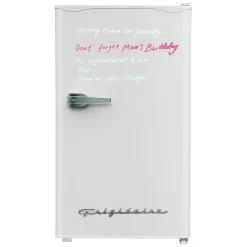 Frigidaire® 3.2-cu.-ft. 65-Watt Eraser-Board Door Retro Compact Fridge, White, EFR331-B-WHITE